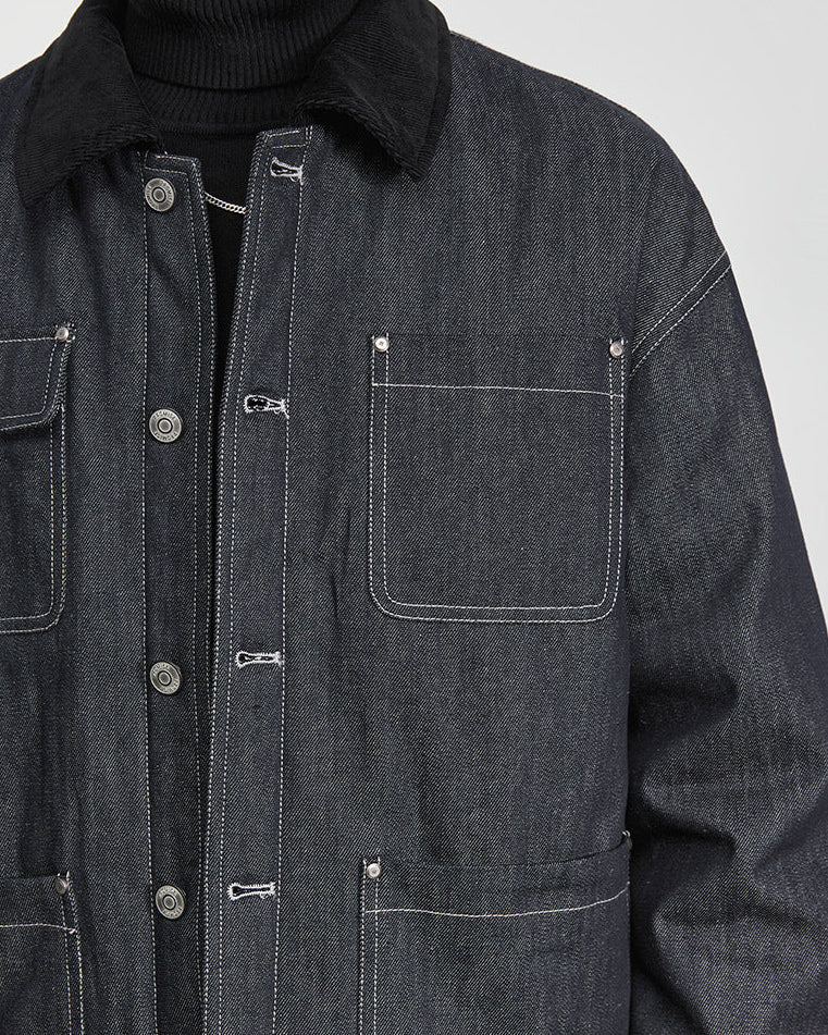 Heren Denim Jas | Comfortabel & Tijdloos Design
