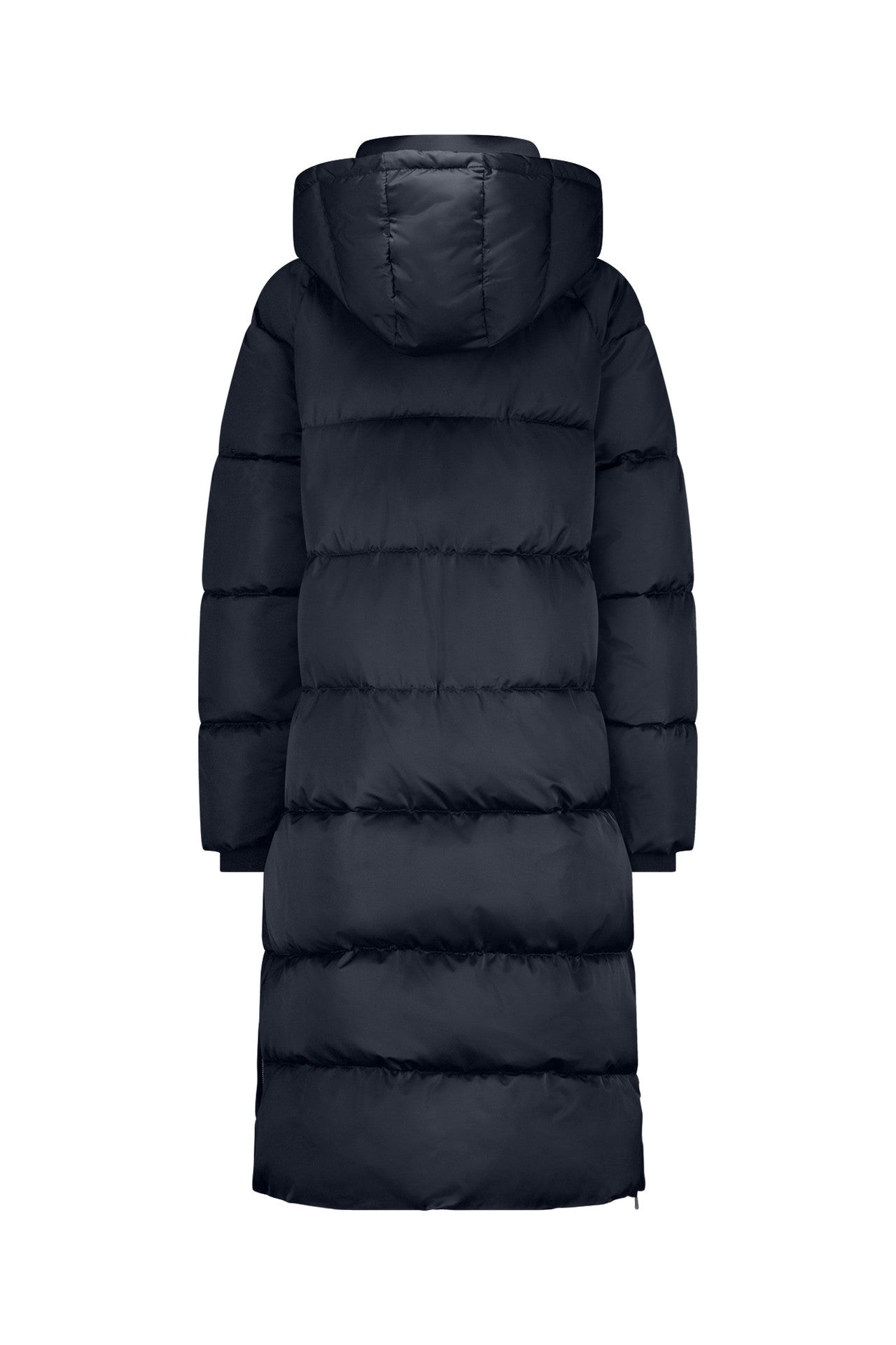 Dames Donsjas Lang | Zwart | Warme Winterjas Met Capuchon