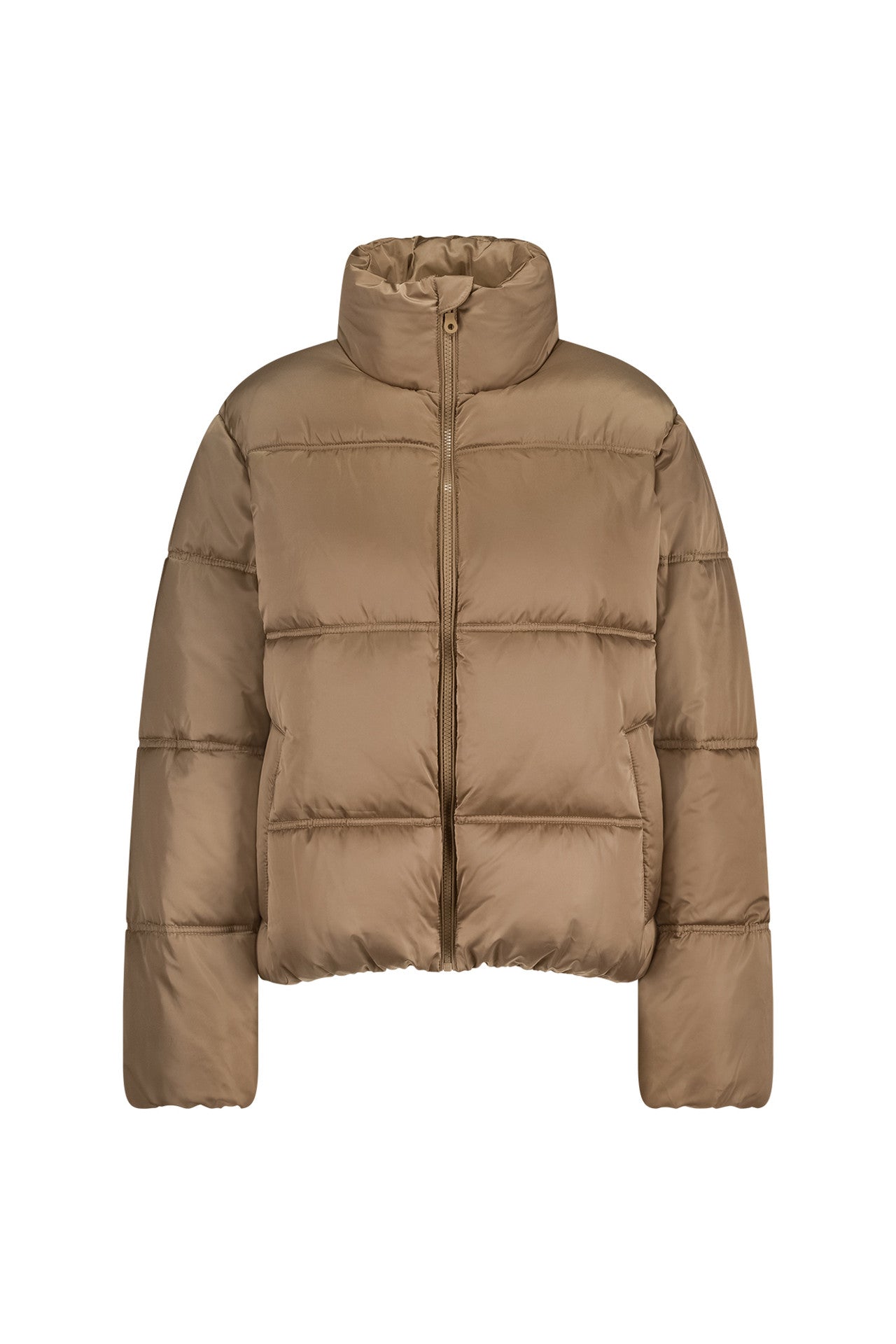 Dames Puffer Jas Kort | Bruin | Warme Winterjas