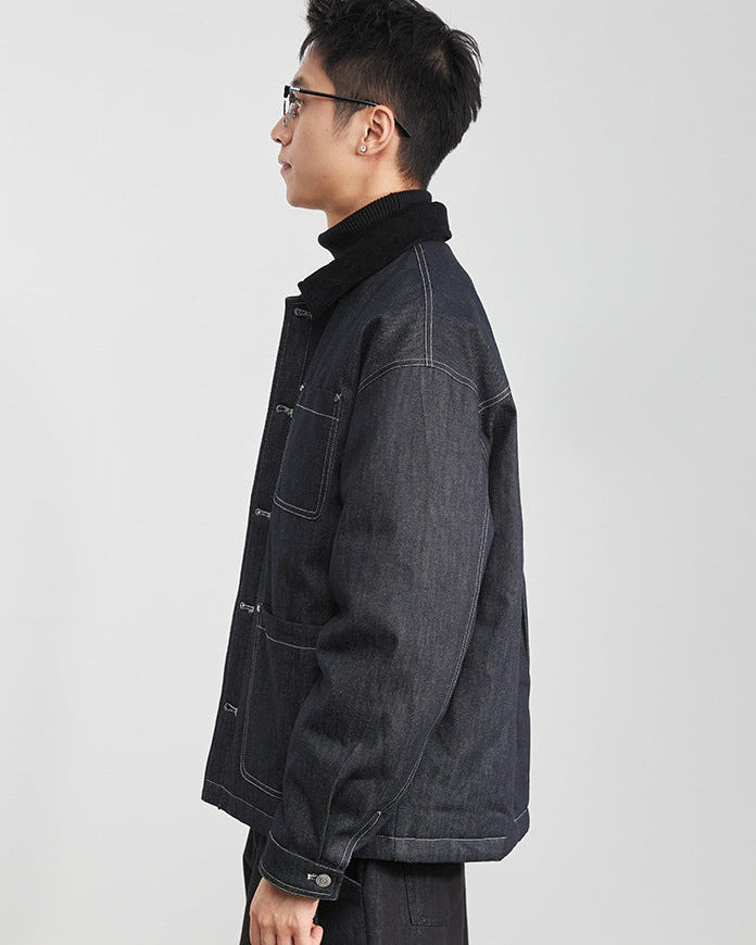 Heren Denim Jas | Comfortabel & Tijdloos Design