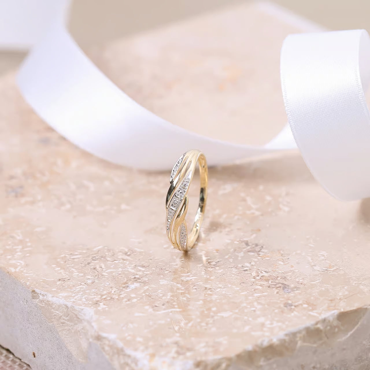Maya | Vrouwen twee kleur ring | Goud en Zilverkleurig