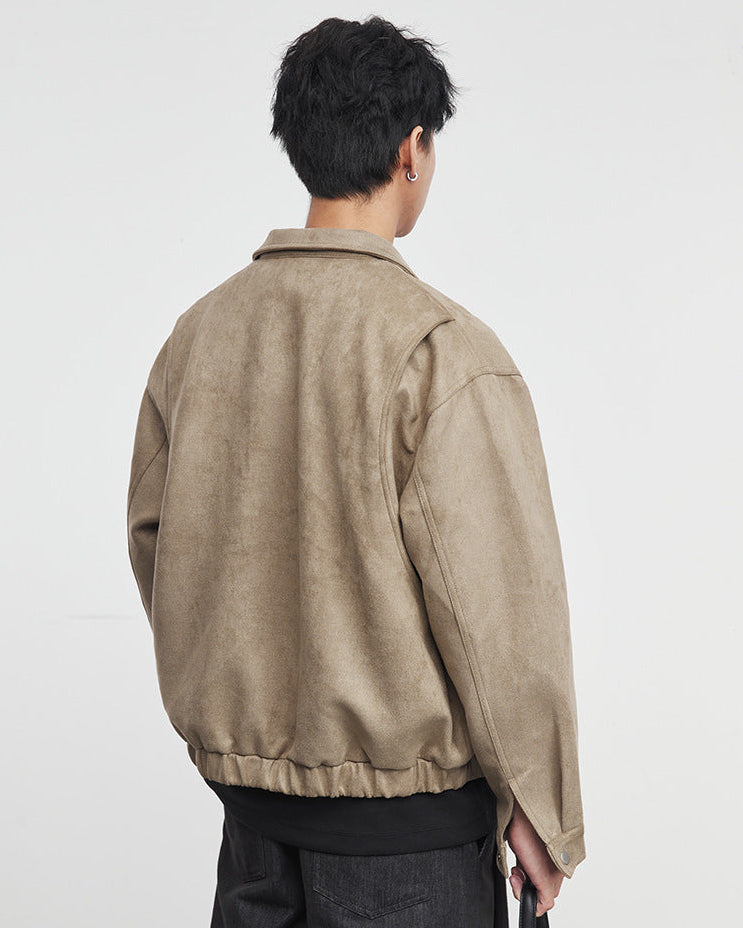Heren Jas | Suède Look & Warm