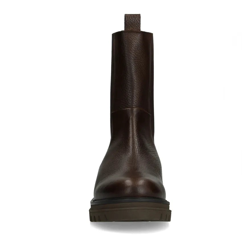 Dames Chelsea Boots | Donkerbruin | Veterloos | Grove Zool