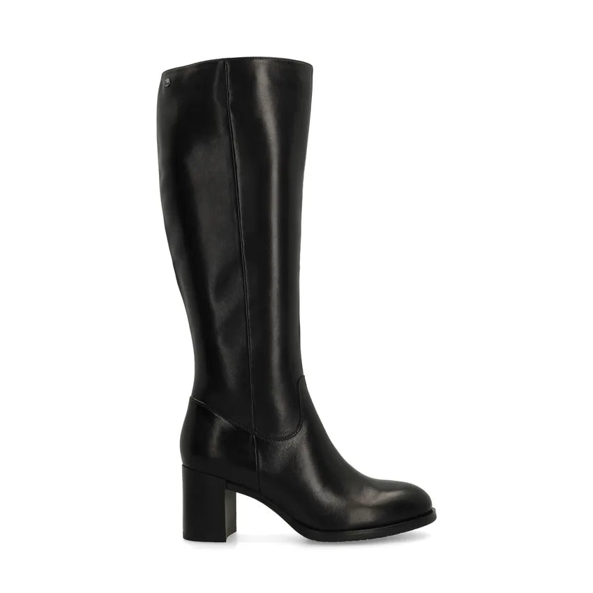 Dames Hoge Laarzen Zwart | Blokhak | Comfortabel