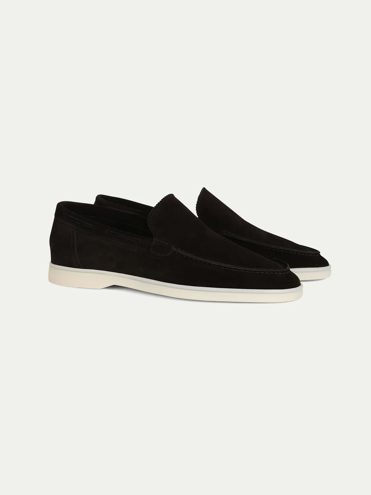 Yacht Loafers Heren | Zwart Suède | Luxe Italiaanse Instappers Zomer