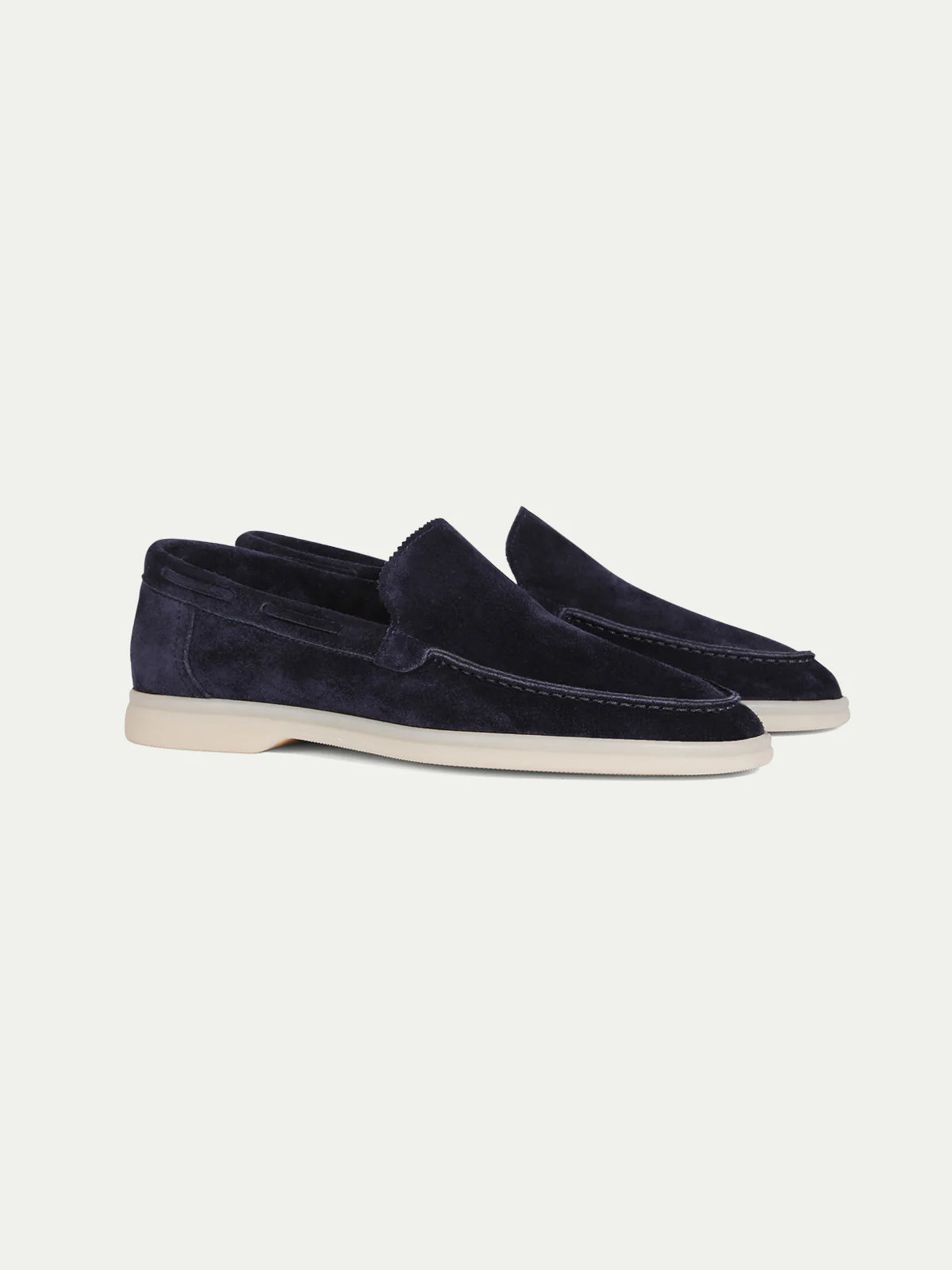 Dames Loafers | Navy | Suède | Comfortabele Instappers
