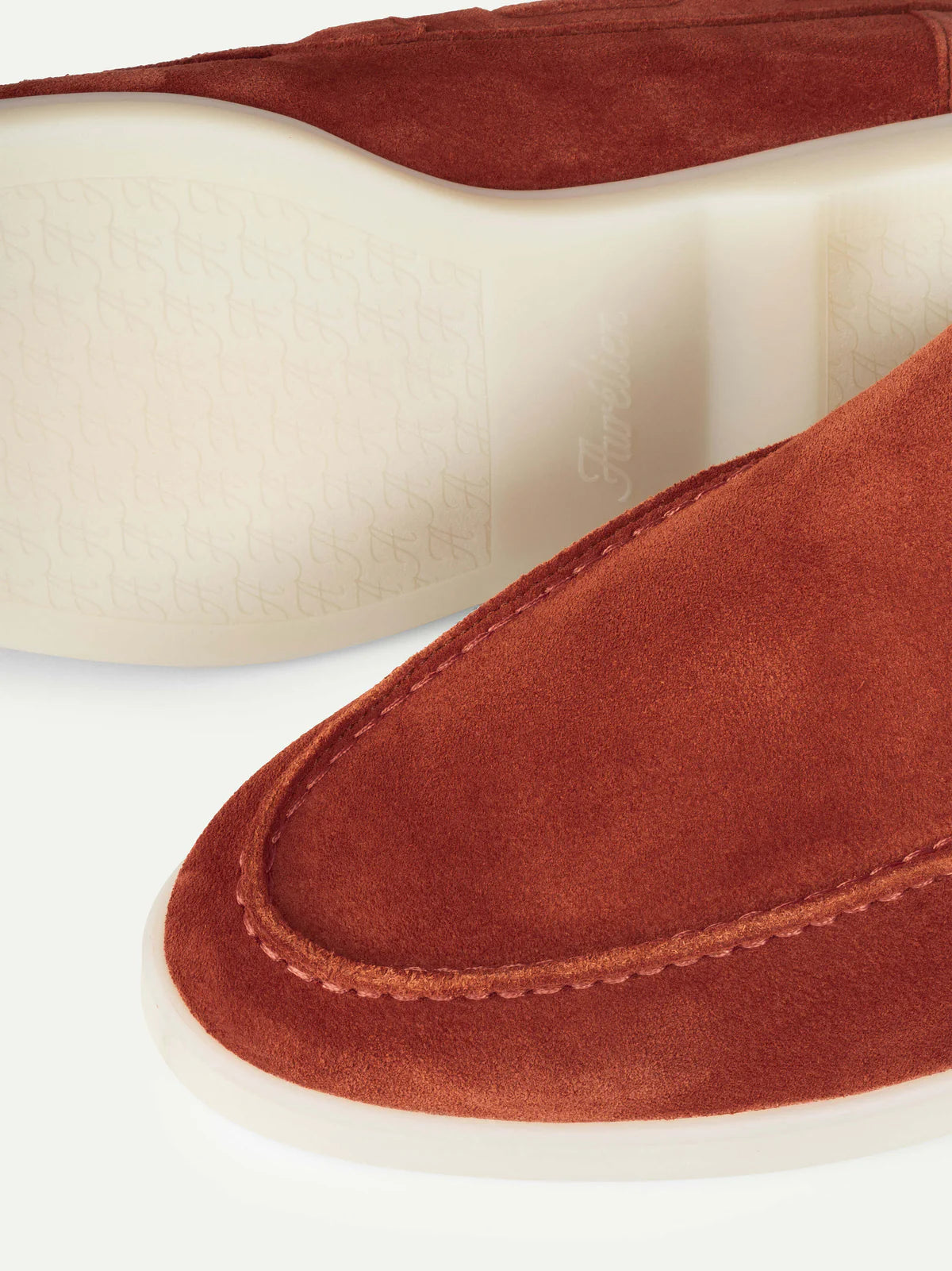 Dames Loafers | Suède Blush Rood | Luxe Slip-On Schoenen
