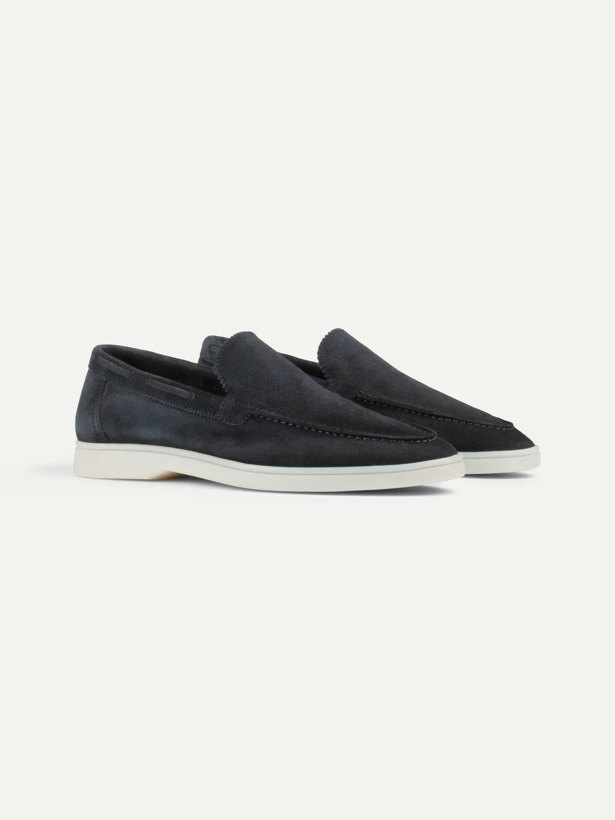 Dames Loafers | Donkerblauw | Suède | Comfortabele Instappers