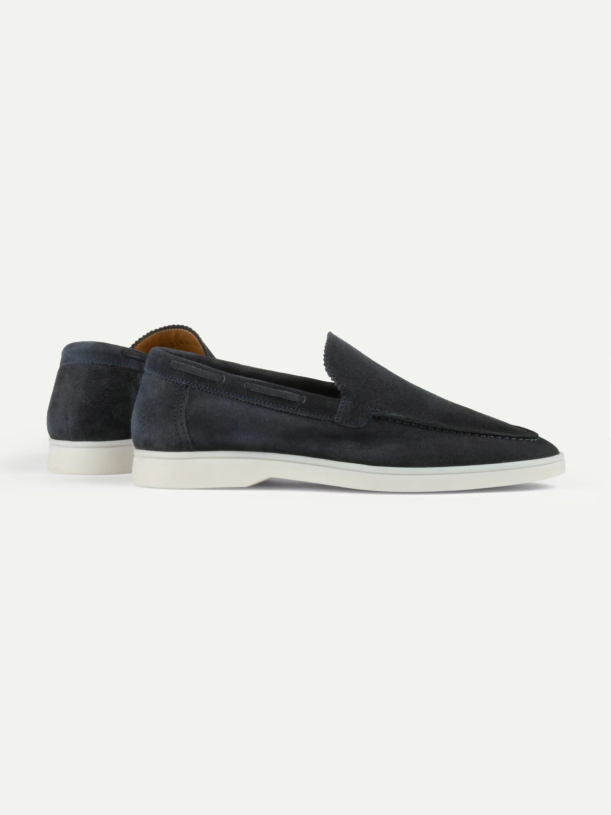 Dames Loafers | Donkerblauw | Suède | Comfortabele Instappers
