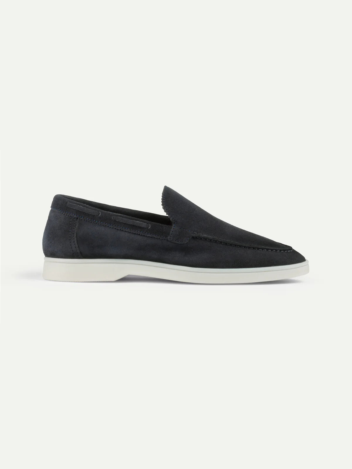 Dames Loafers | Donkerblauw | Suède | Comfortabele Instappers