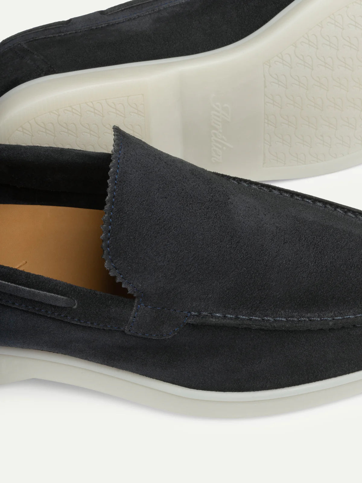 Dames Loafers | Donkerblauw | Suède | Comfortabele Instappers