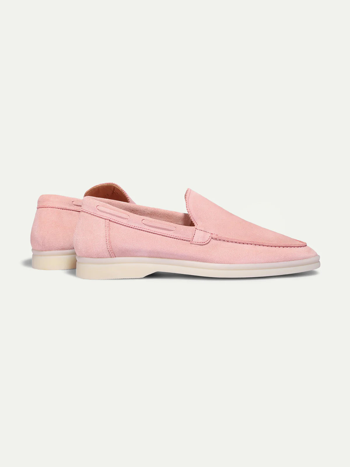 Dames Loafers | Roze | Suède | Comfortabele Instappers