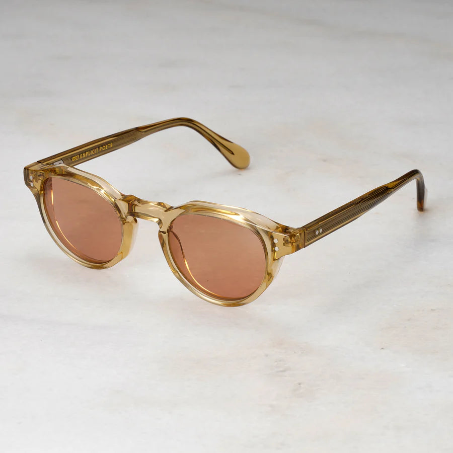 Amber Vault | Vintage zonnebril met amberkleurige glazen