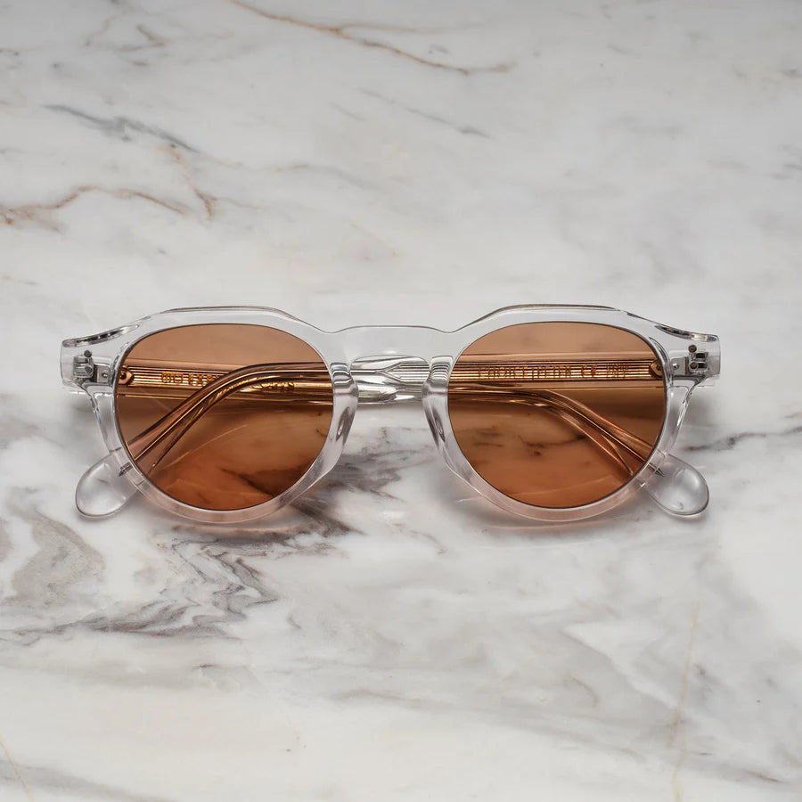 Amber Frost | Transparant montuur & amberglazen