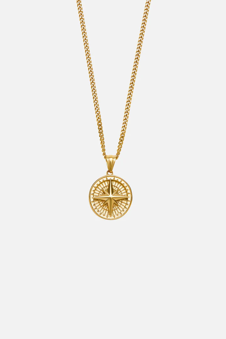 Davies | Mannen gouden kompas ketting