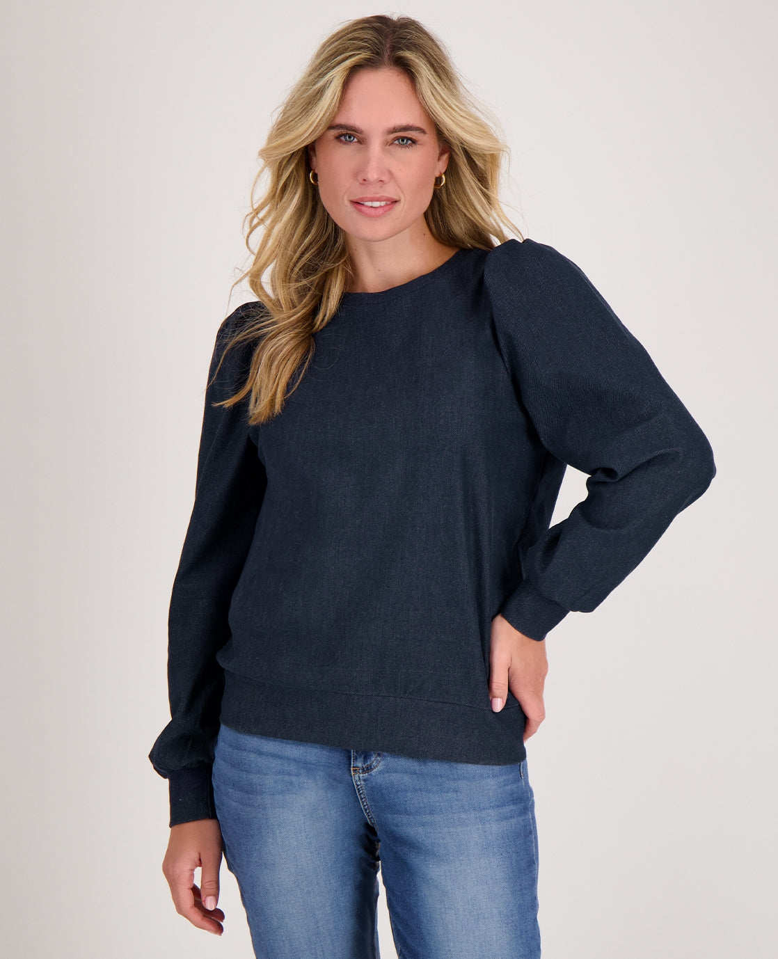 Jas | Denim | Blauw