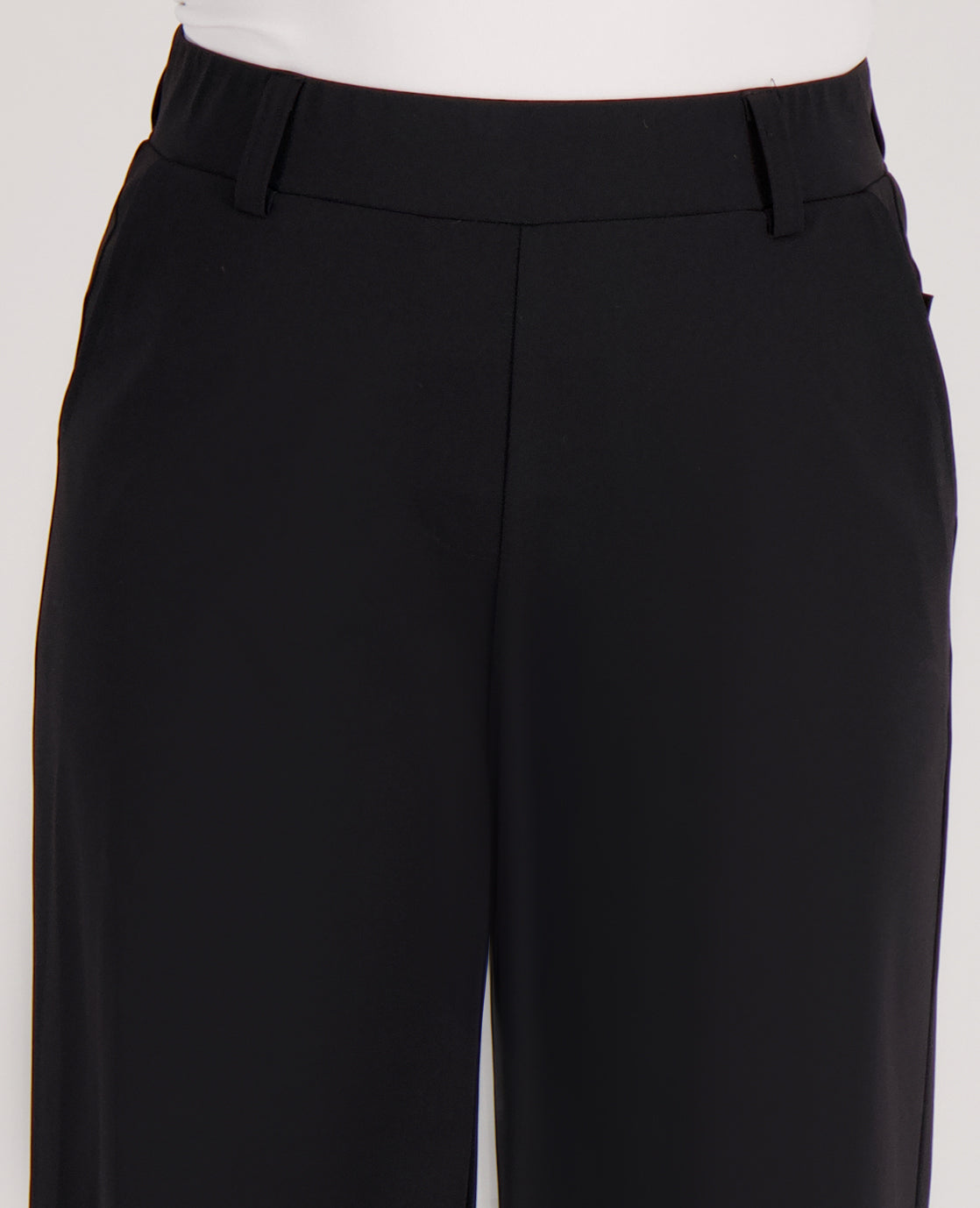 Dames Travel Broek | Rechte Pasvorm | Zwart | Comfortabel & Kreukvrij