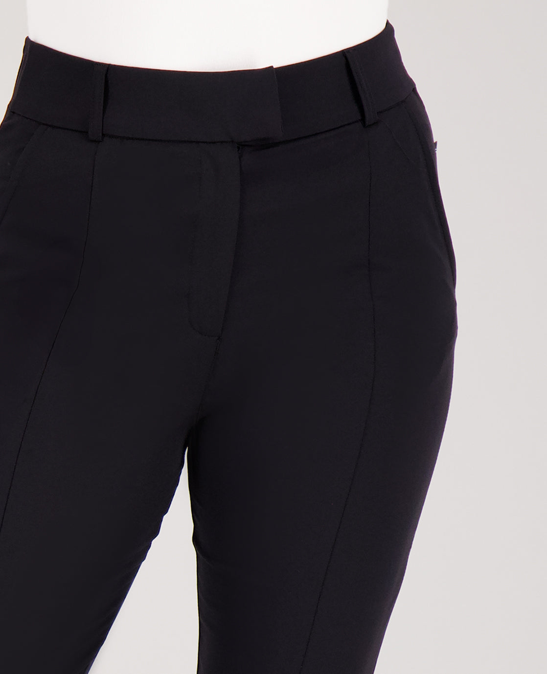 Dames Travel Broek | Flared Pasvorm | Zwart | Comfortabel