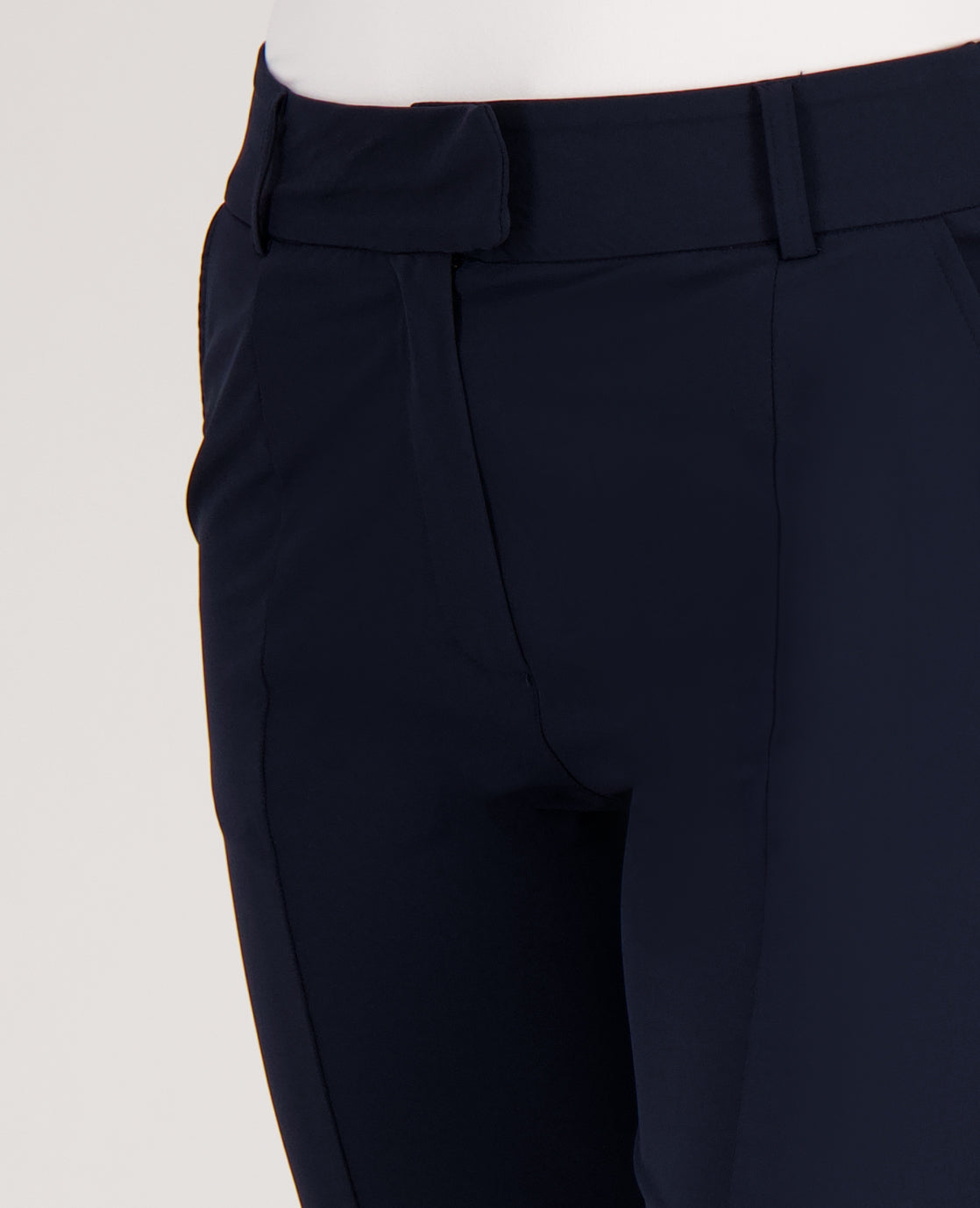 Dames Travel Broek met Flair | Donkerblauw | Comfortabel | Perfecte Pasvorm