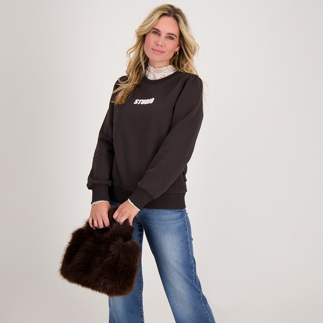 Sweater | Koffiekleur | Studio