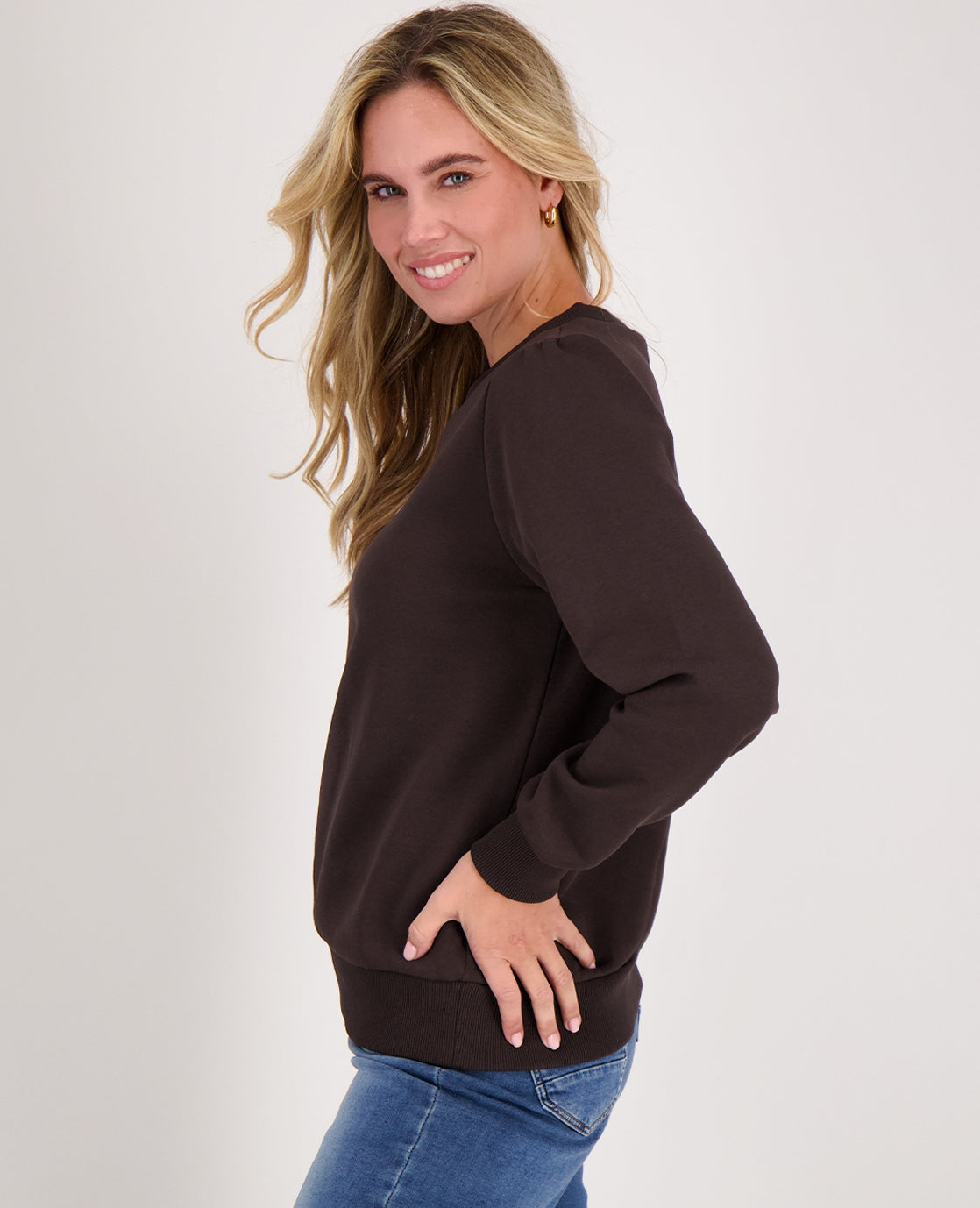 Sweater | Koffiekleur | Studio
