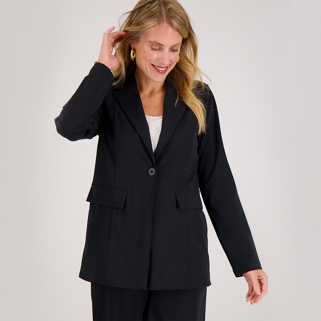 Blazer | Rechtdoor | Zwart