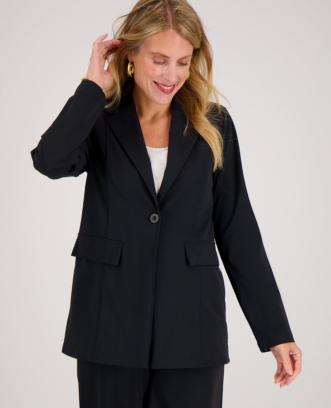 Blazer | Rechtdoor | Zwart