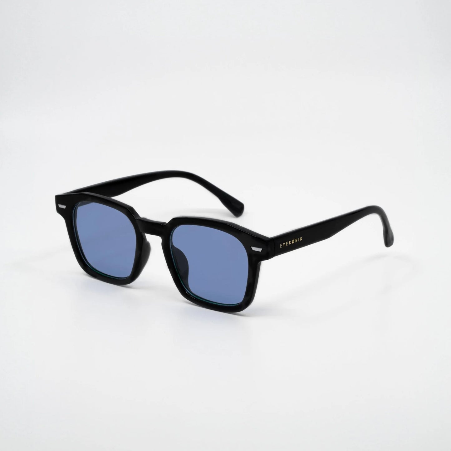 Ocean | Zonnebril met blauwe glazen | Zwart montuur