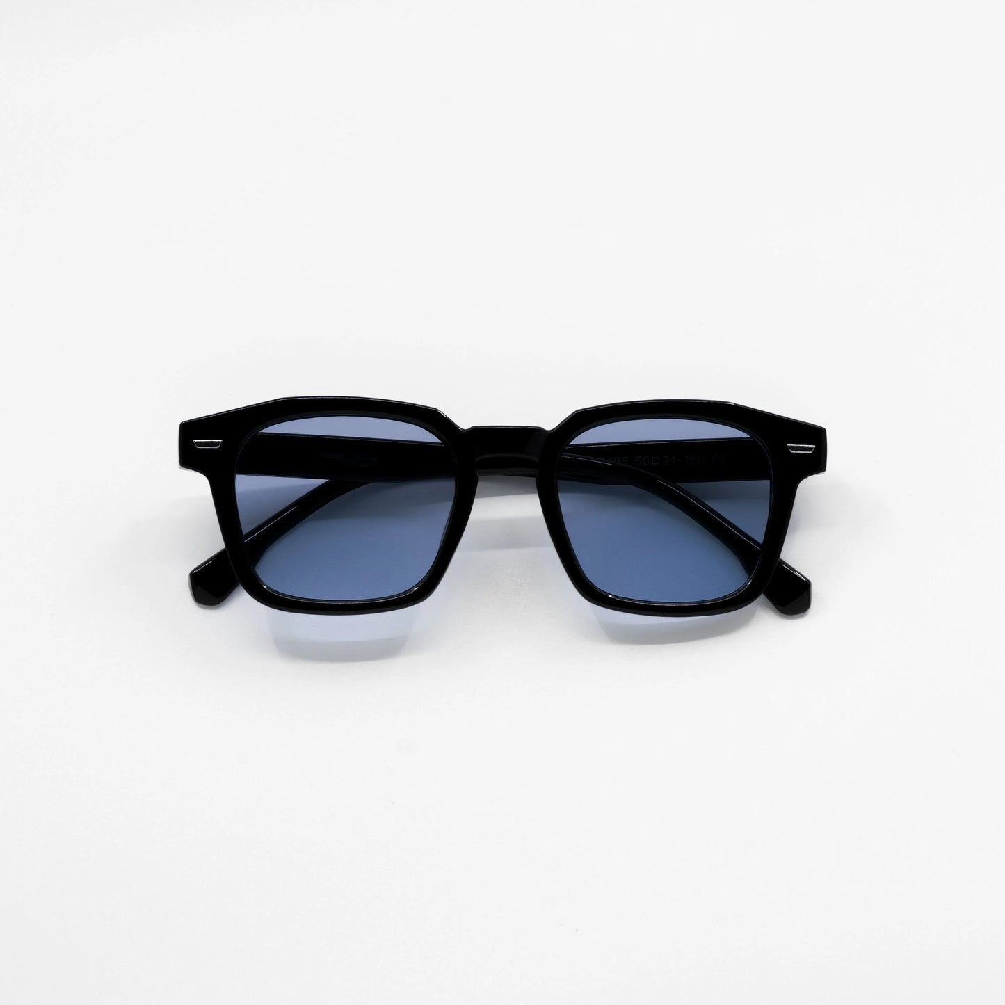 Ocean | Zonnebril met blauwe glazen | Zwart montuur