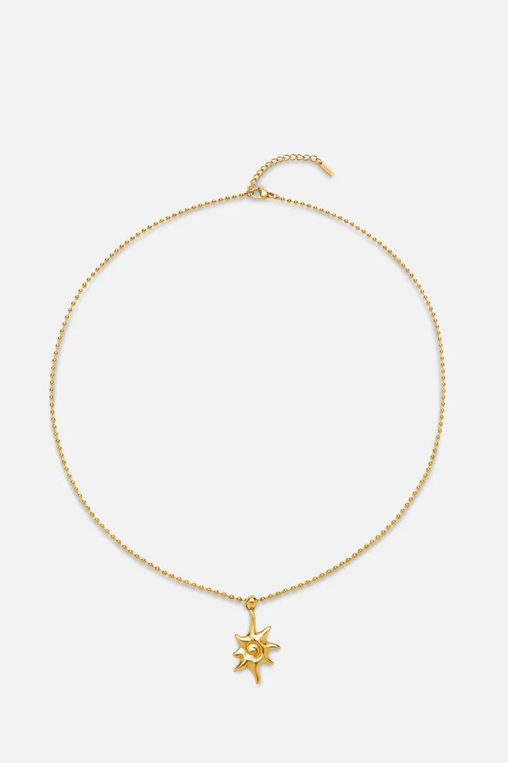 Michael | Mannen gouden zon ketting