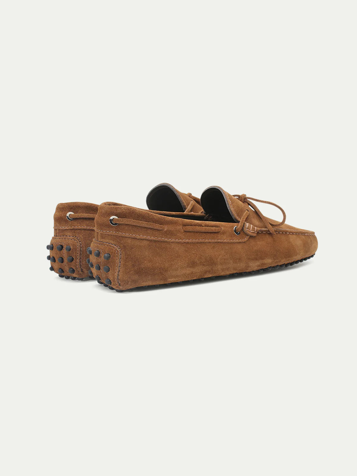 Caramel Suède Driving Loafers Heren | Luxe Mocassins met Antislip Noppenzool
