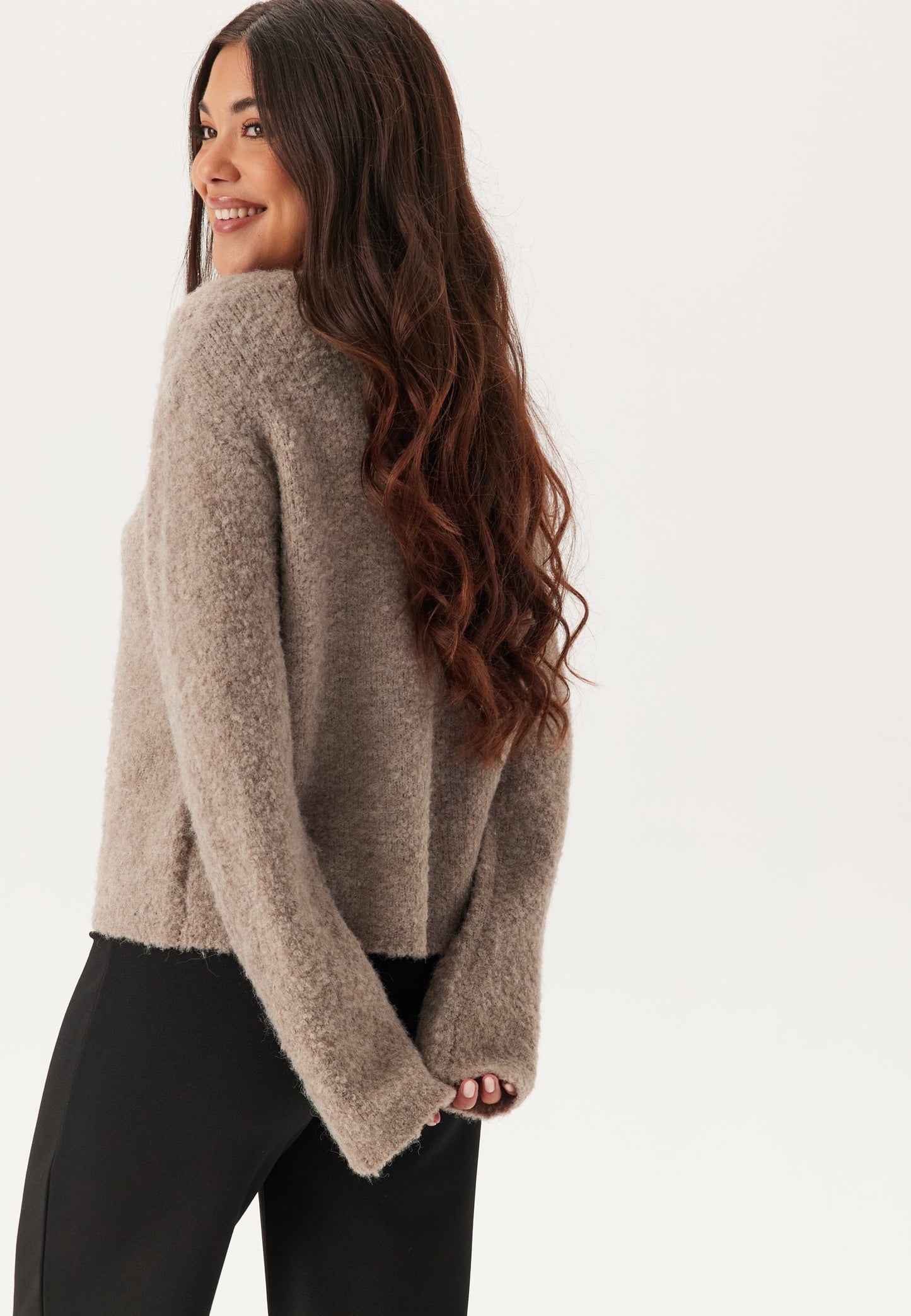 Dames Sweater | Gebreid | Bouclé