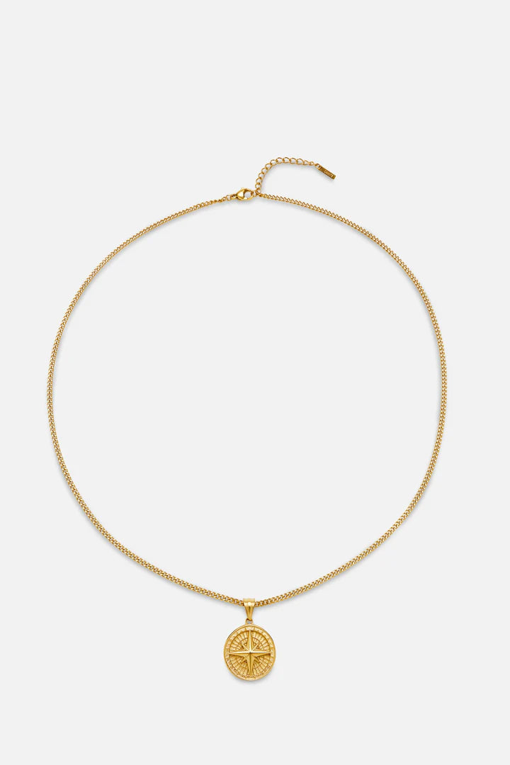 Davies | Mannen gouden kompas ketting
