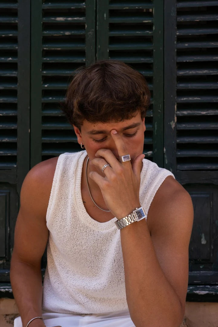 Norris | Mannen zilveren cuban ring