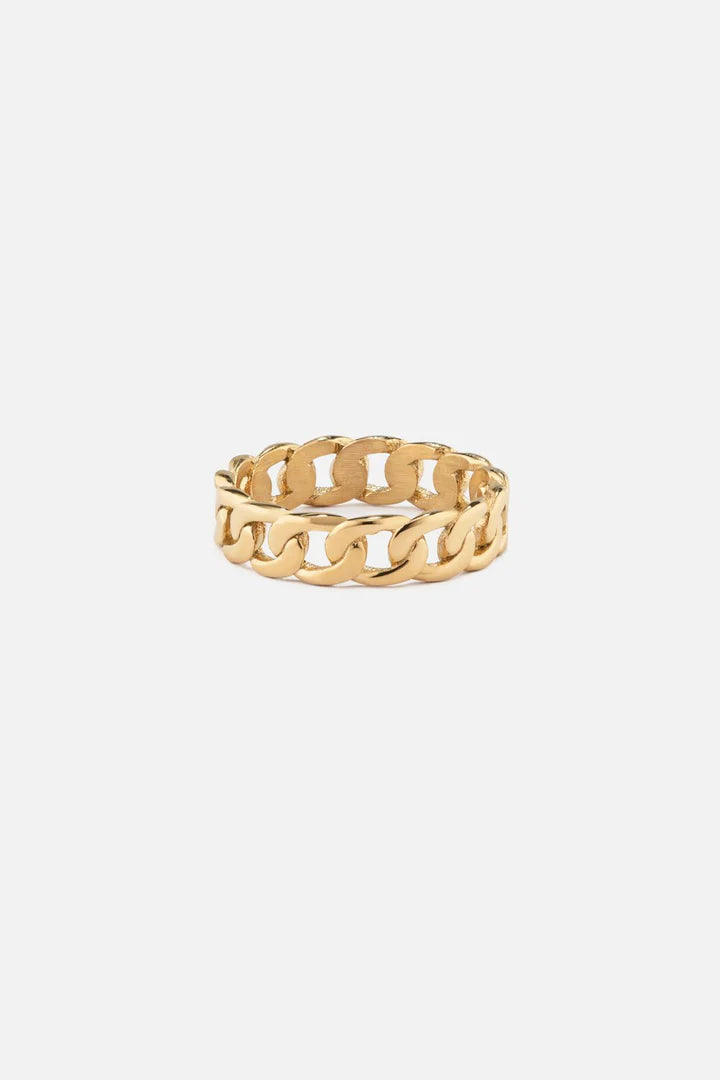 Piastri | Mannen gouden cuban ring