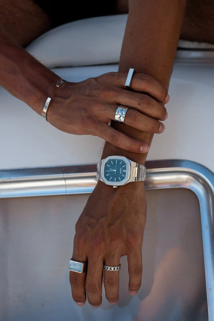 Norris | Mannen zilveren cuban ring