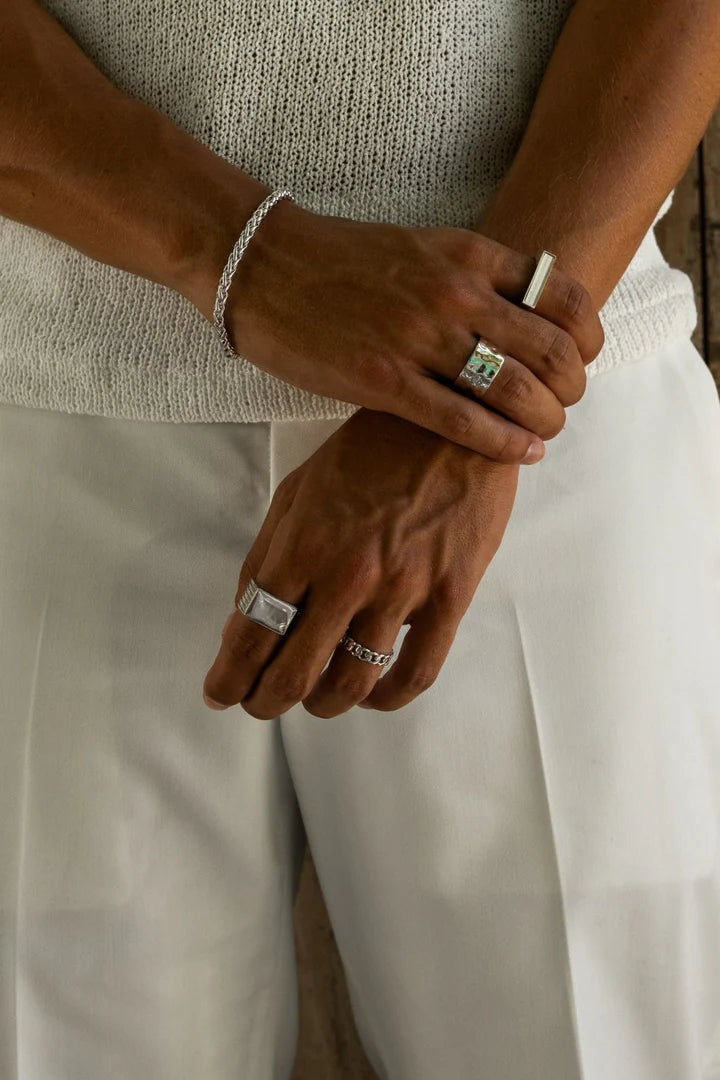 Norris | Mannen zilveren cuban ring