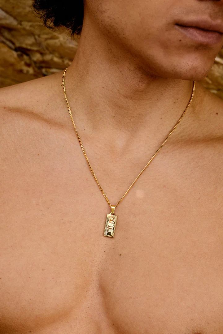 Rosmus | Mannen gouden biljet ketting