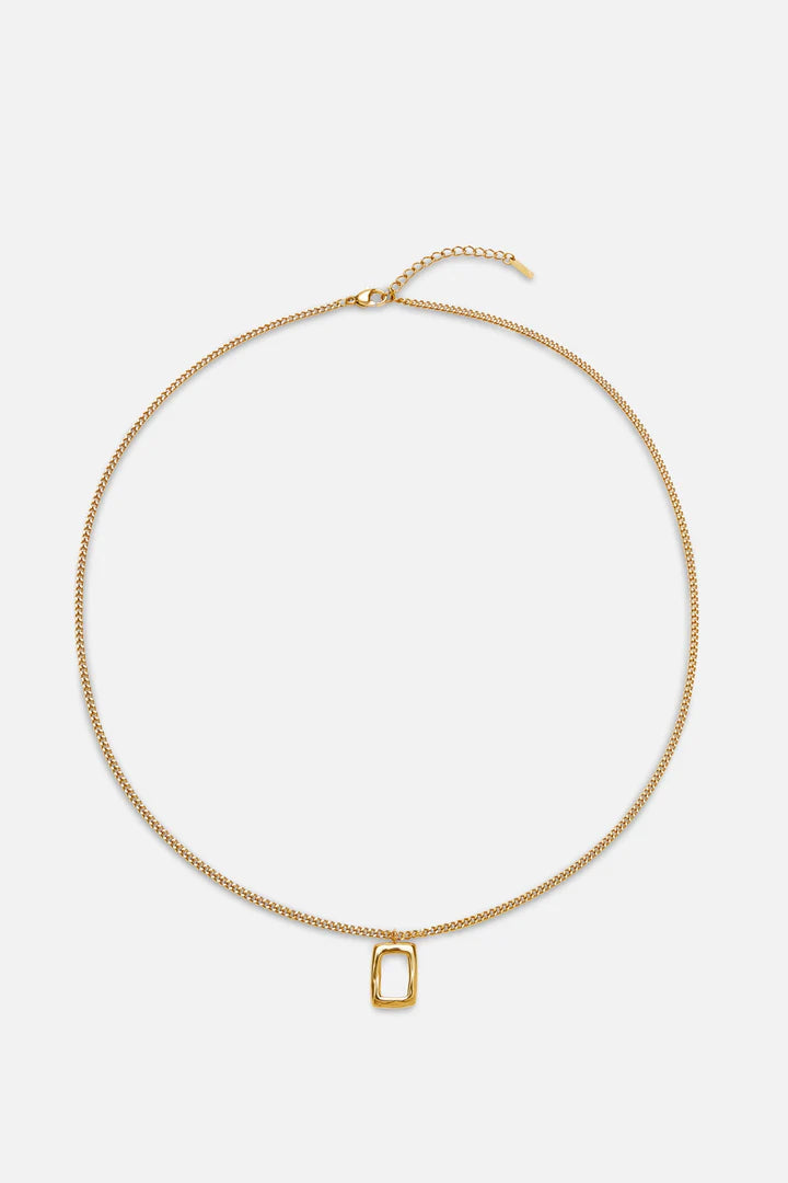 Riccardo | Mannen gouden kader ketting