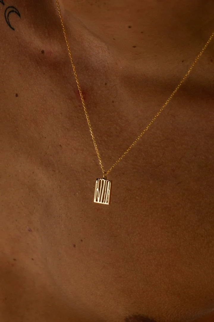 Checo | Mannen gouden bamboe ketting