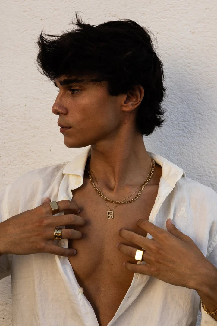 Thommy | Mannen zilveren korea ketting