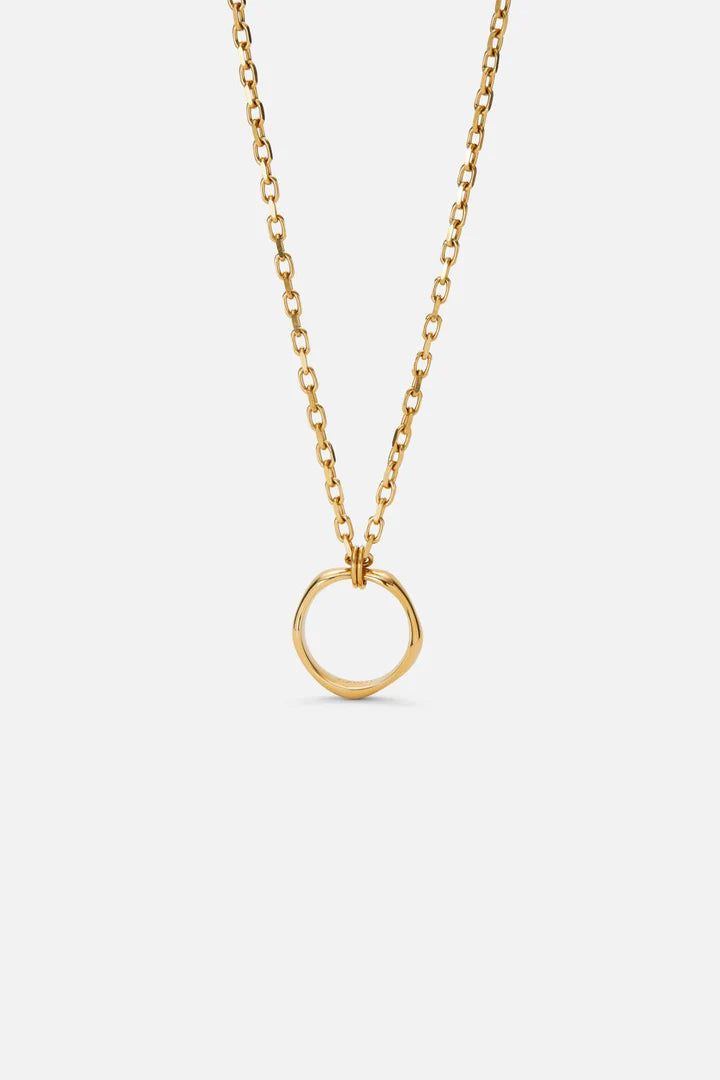 Zeno | Mannen gouden kompas ketting