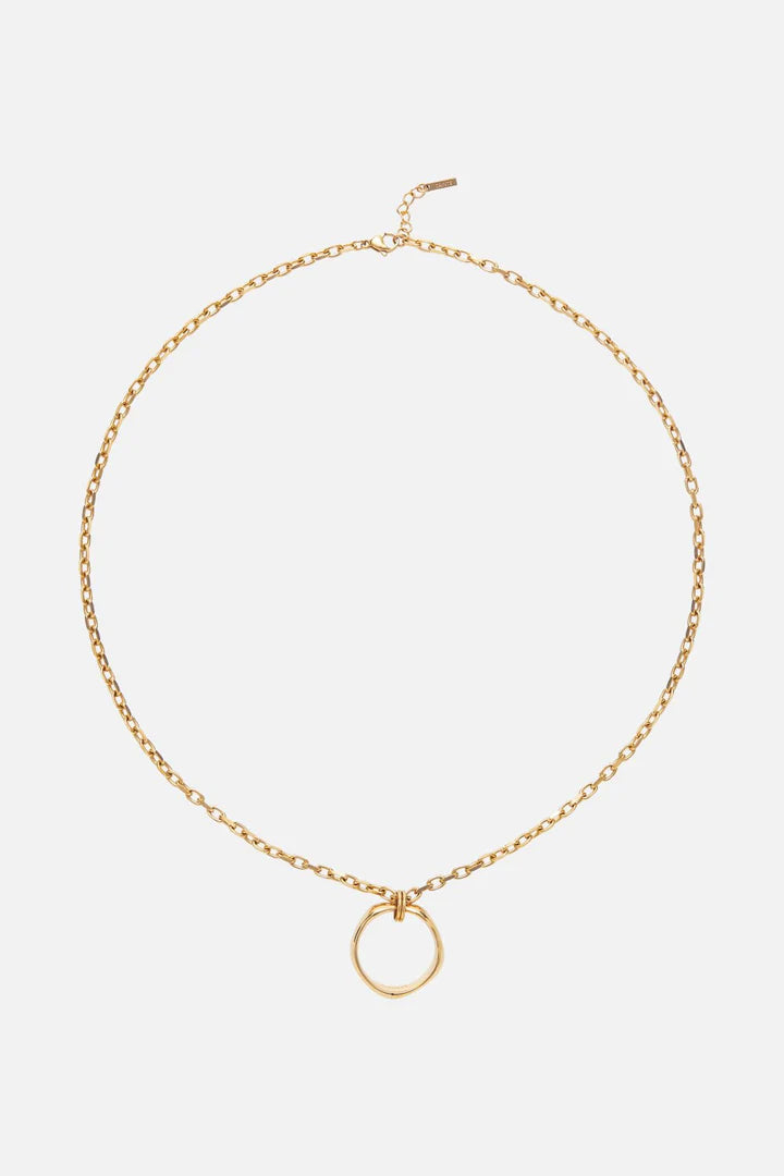 Zeno | Mannen gouden kompas ketting