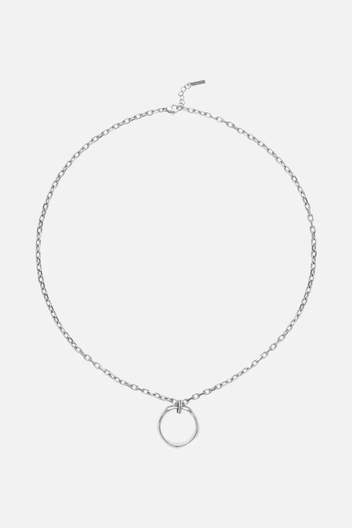 Martin | Mannen zilveren kompas ketting