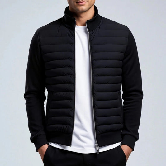 Men's Jacket | Black | Lightweight Quilted Jacket | Casual & Comfortable