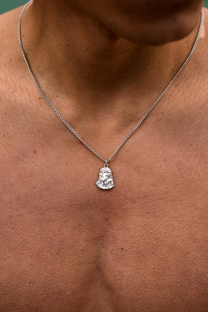 Oscar | Mannen zilverem nymph ketting