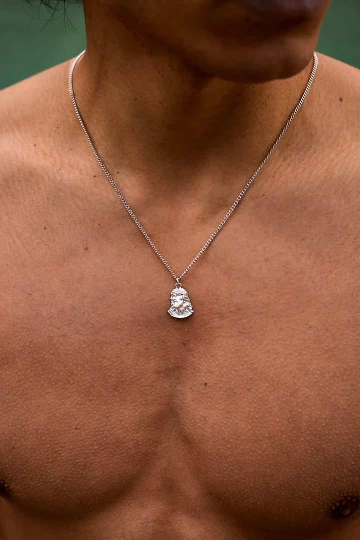 Oscar | Mannen zilverem nymph ketting