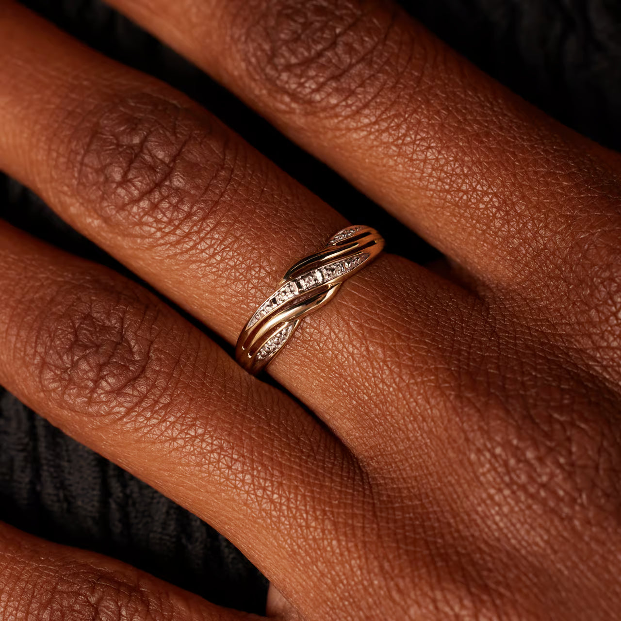 Maya | Vrouwen twee kleur ring | Goud en Zilverkleurig