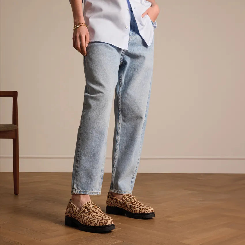 Dames Loafers Panterprint | Chunky Zool | Statement Look