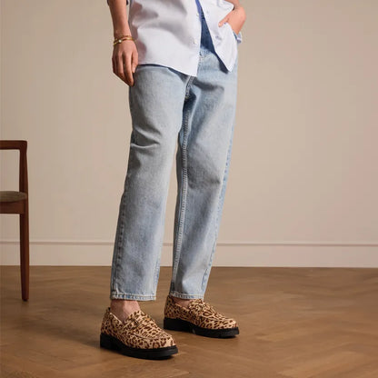 Dames Loafers Panterprint | Chunky Zool | Statement Look